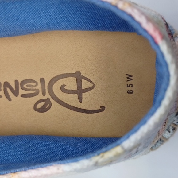 Disney Princess Pastel Portraits Ubuntu Espadrille Shoes Handmade SZ 8.5 NWOT - Picture 7 of 16